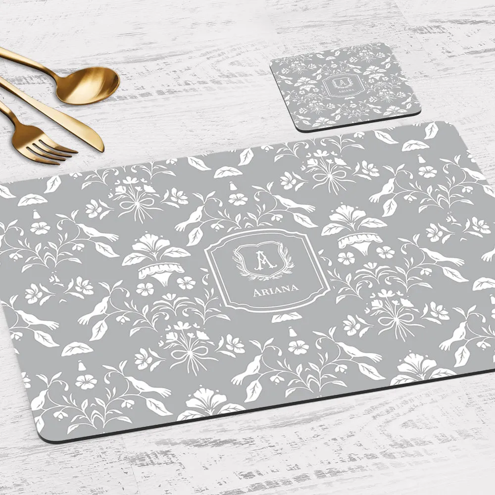 Eclat Tableware Set (4 Placemats & 4 Casters)