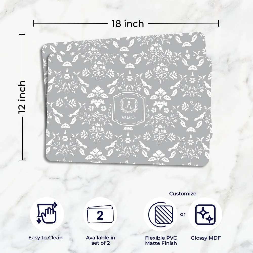 Eclat Tableware Set (4 Placemats & 4 Casters)