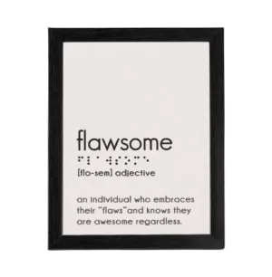 Flawsome Braille Frame