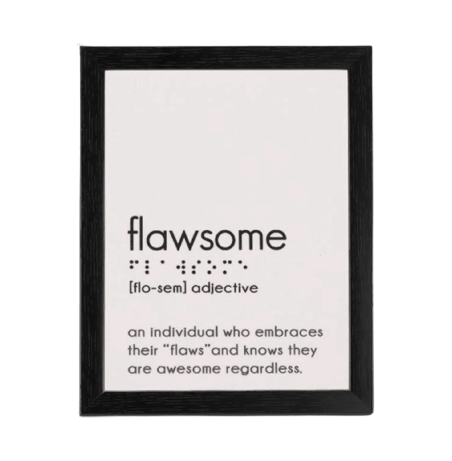 Flawsome Braille Frame