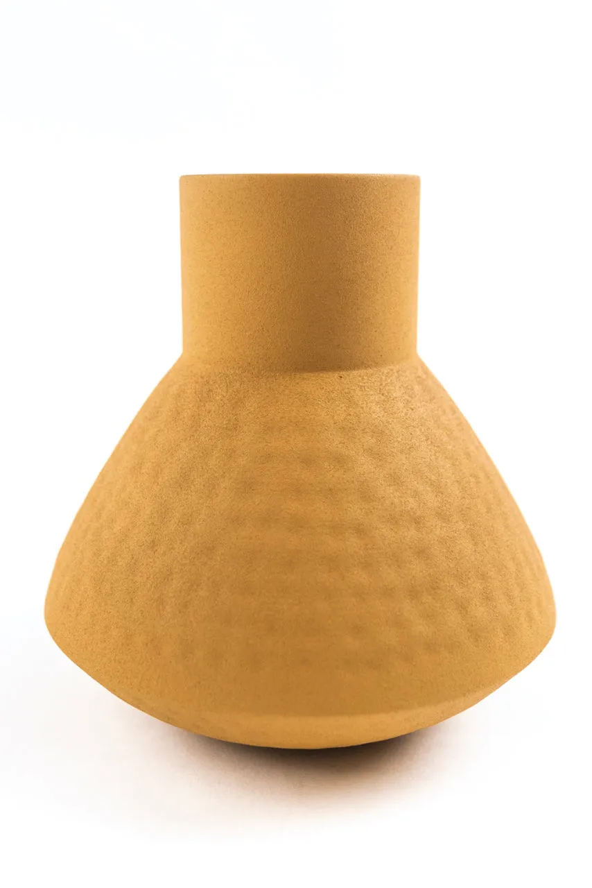 Fontanne Textured Metal Vase