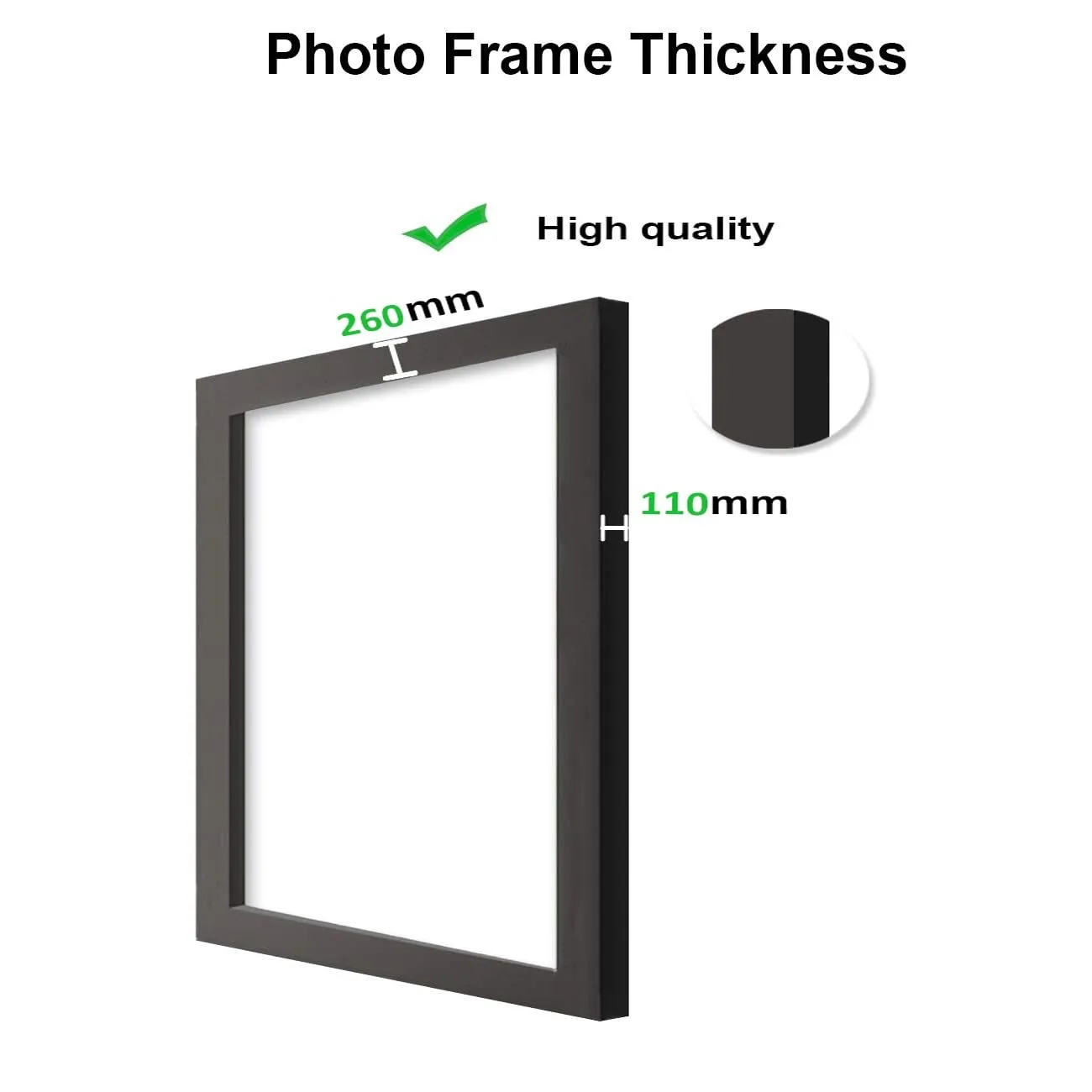 GADGETS WRAP Printed Photo Frame Matte Painting for Home Office Studio Living Room Decoration (11x17inch Black Framed) - Cinema Poster 3D
