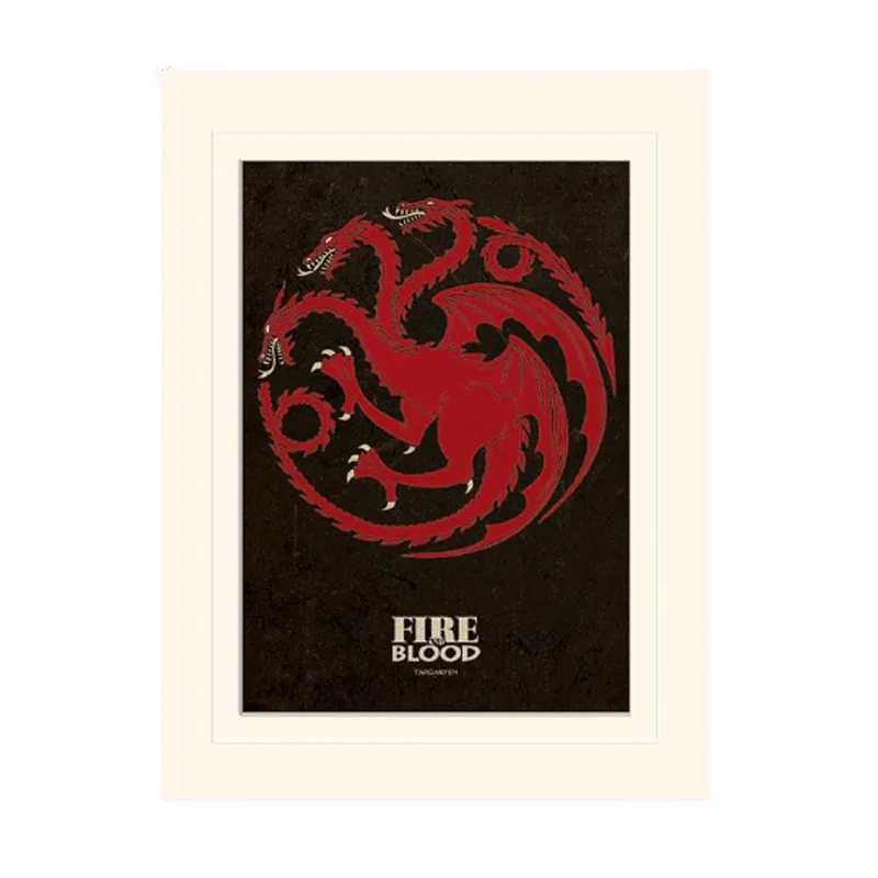 Game Of Thrones Targaryen Framed Print