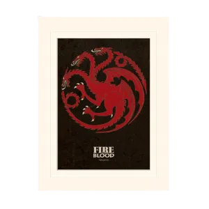 Game Of Thrones Targaryen Framed Print