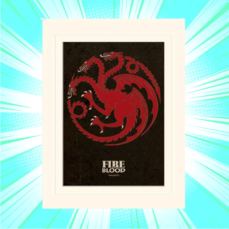 Game Of Thrones Targaryen Framed Print