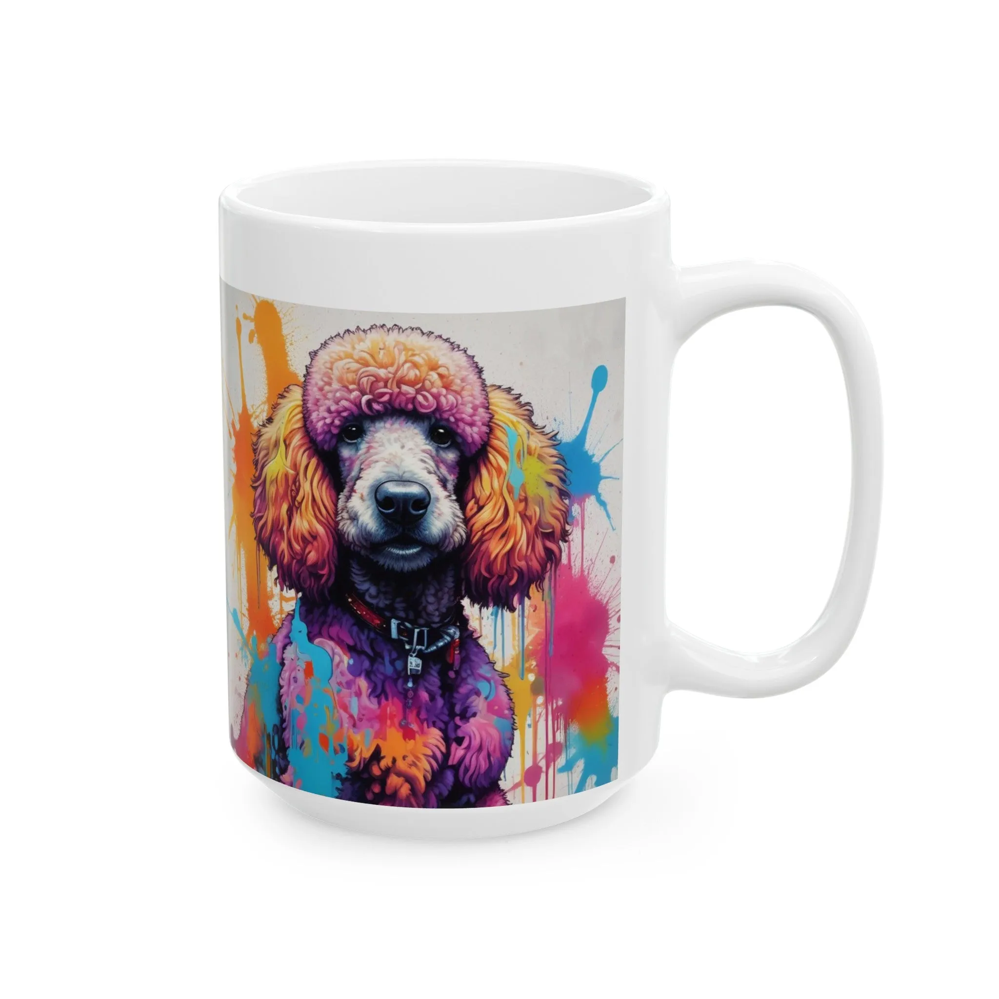 Graffiti Style Colorful Poodle Mug
