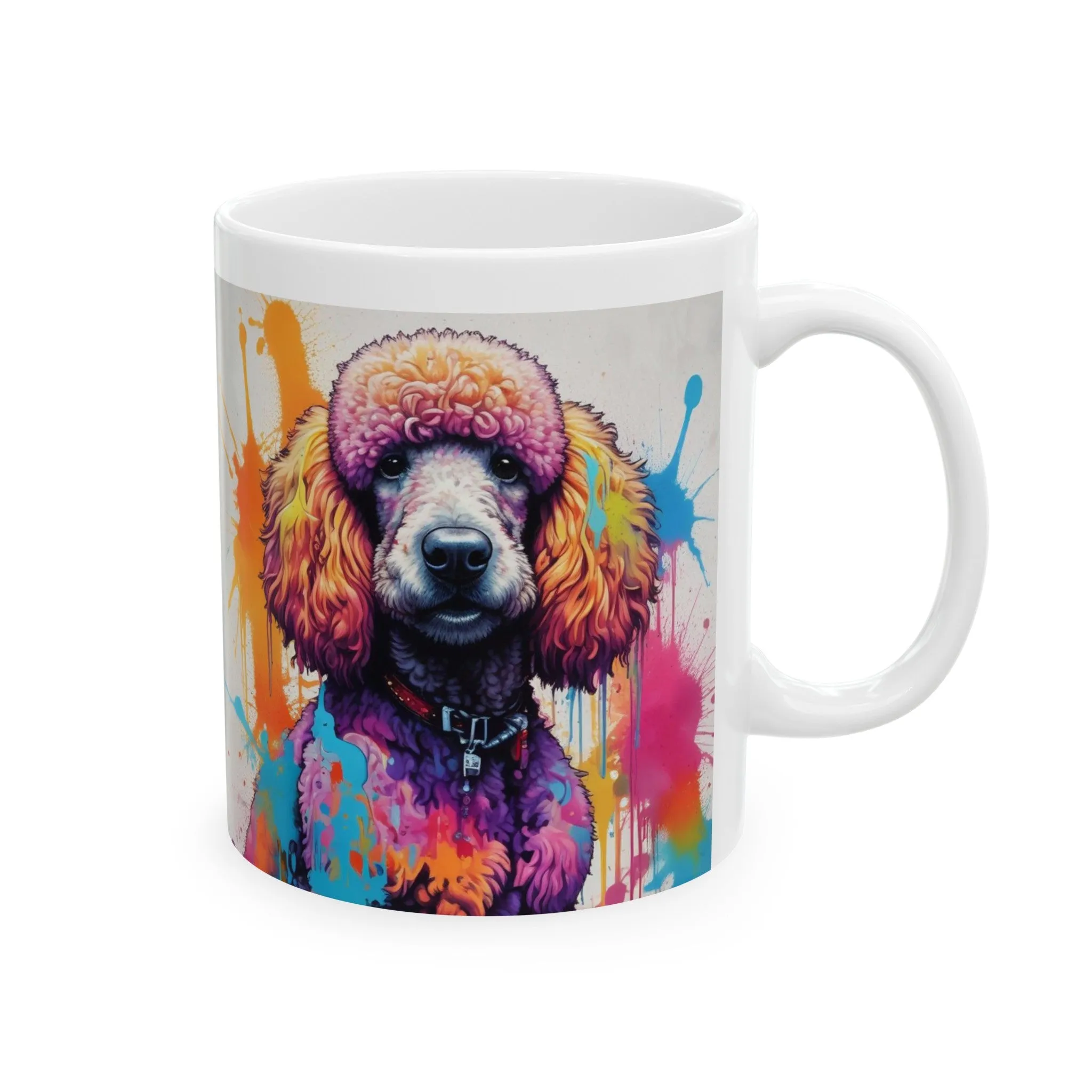Graffiti Style Colorful Poodle Mug