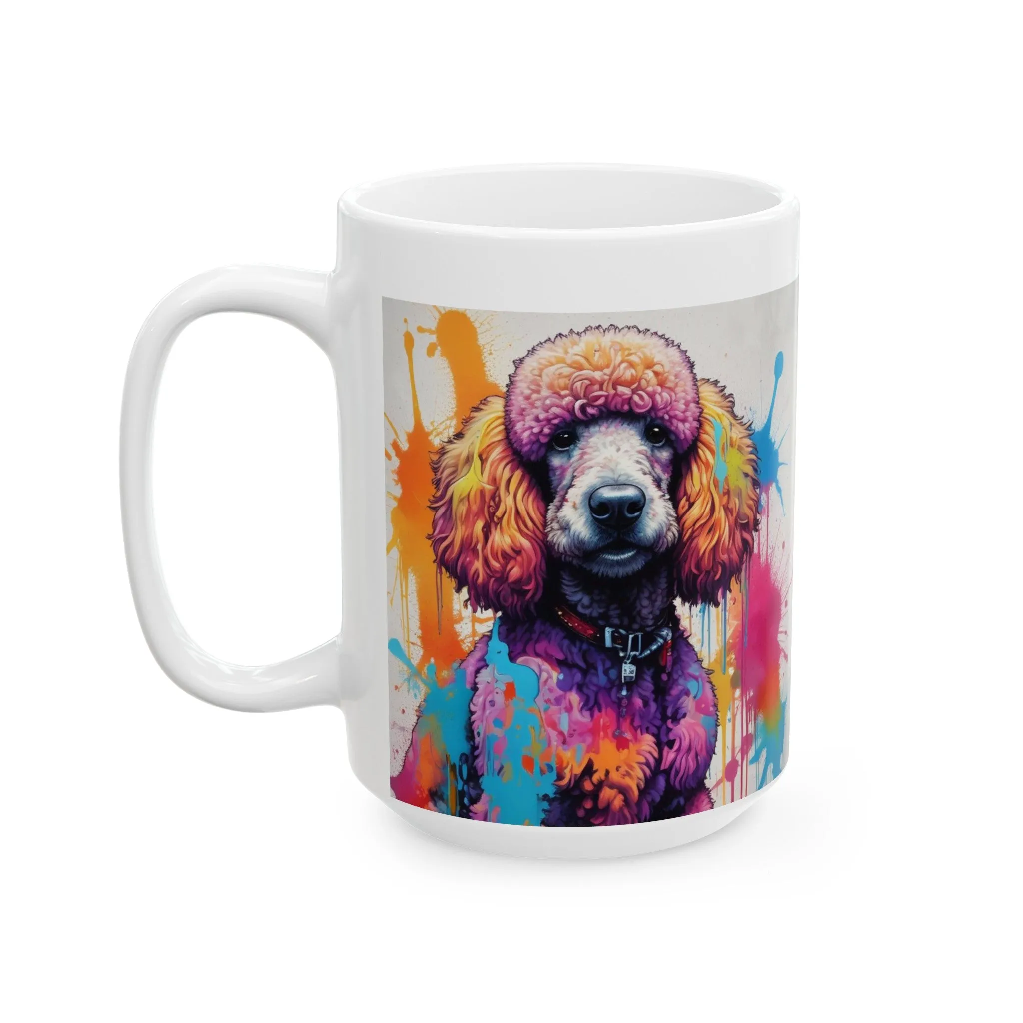 Graffiti Style Colorful Poodle Mug