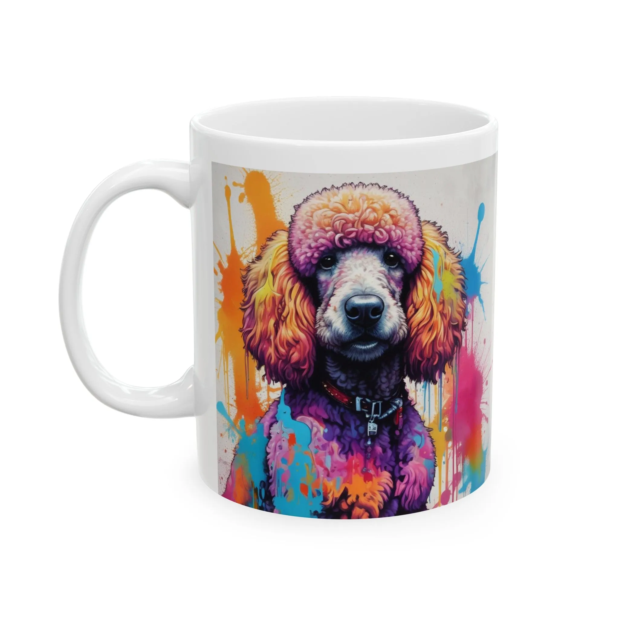 Graffiti Style Colorful Poodle Mug