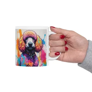 Graffiti Style Colorful Poodle Mug