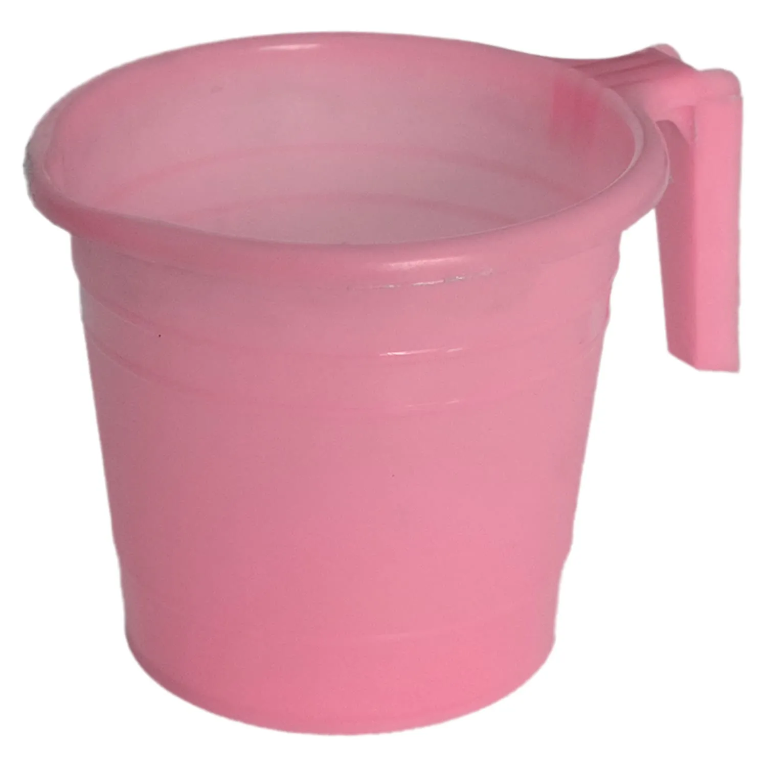 Heart Home Plastic Bathroom Mug, 2 Litre- Pack of 4 (Pink)-50HH0871