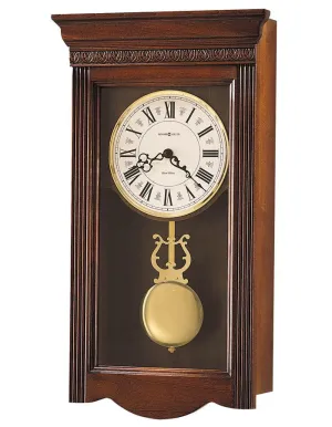 Howard Miller Eastmont Pendulum Wall Clock - Dual Chiming - Lyre Pendulum
