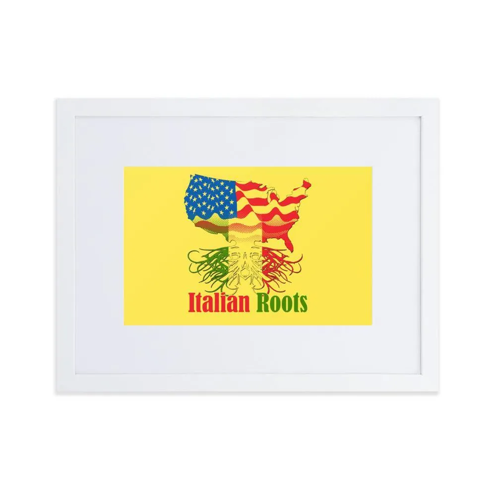 Italian Roots Matte Paper Framed Poster With Mat