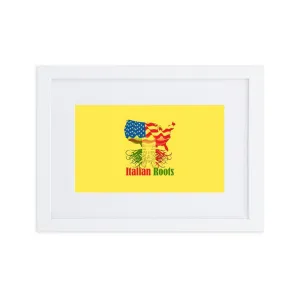 Italian Roots Matte Paper Framed Poster With Mat