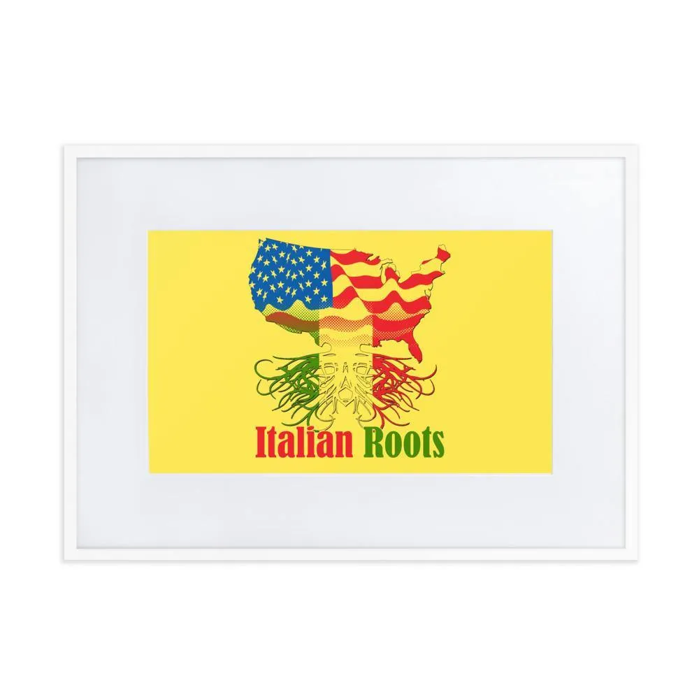 Italian Roots Matte Paper Framed Poster With Mat