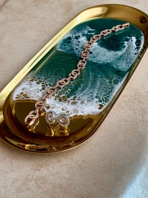 Jewelry/Ring Dish - 10x4" - Emerald Beach