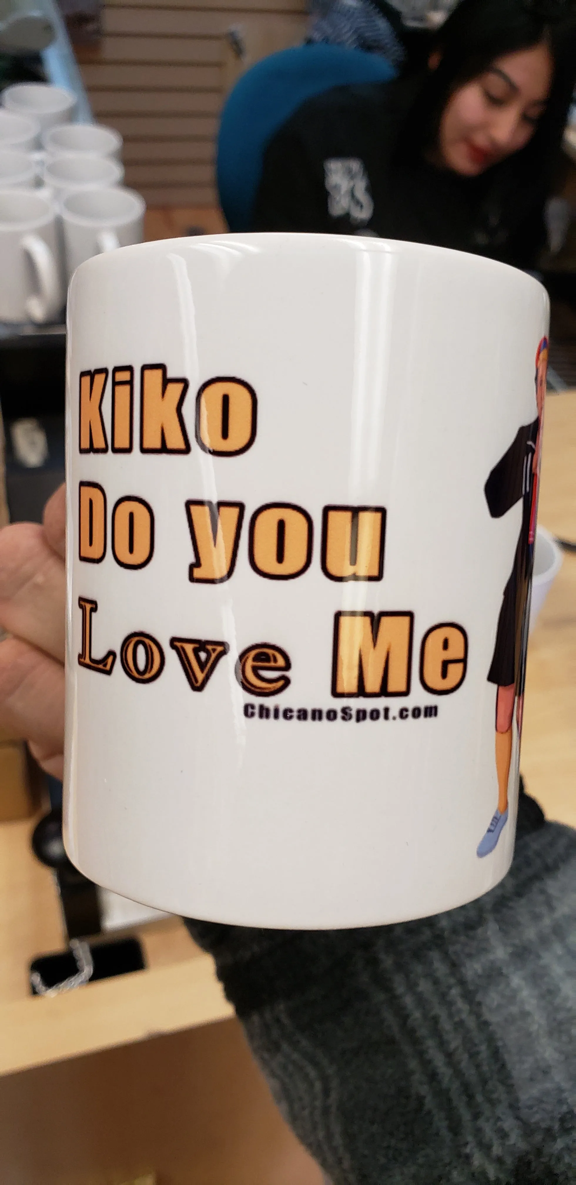 Kiko do you love coffee mug.