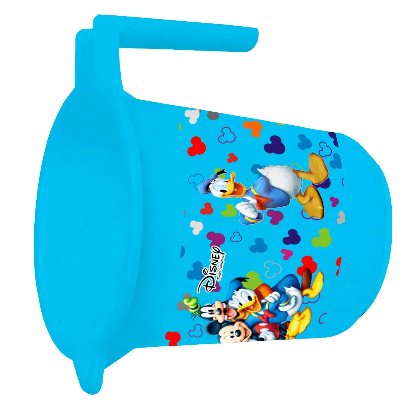 Kuber Industries Disney Team Mickey Print 4 Pieces Unbreakable Strong Plastic Bathroom Mug,500 ML (Blue & Black) -HS_35_KUBMARTS17145