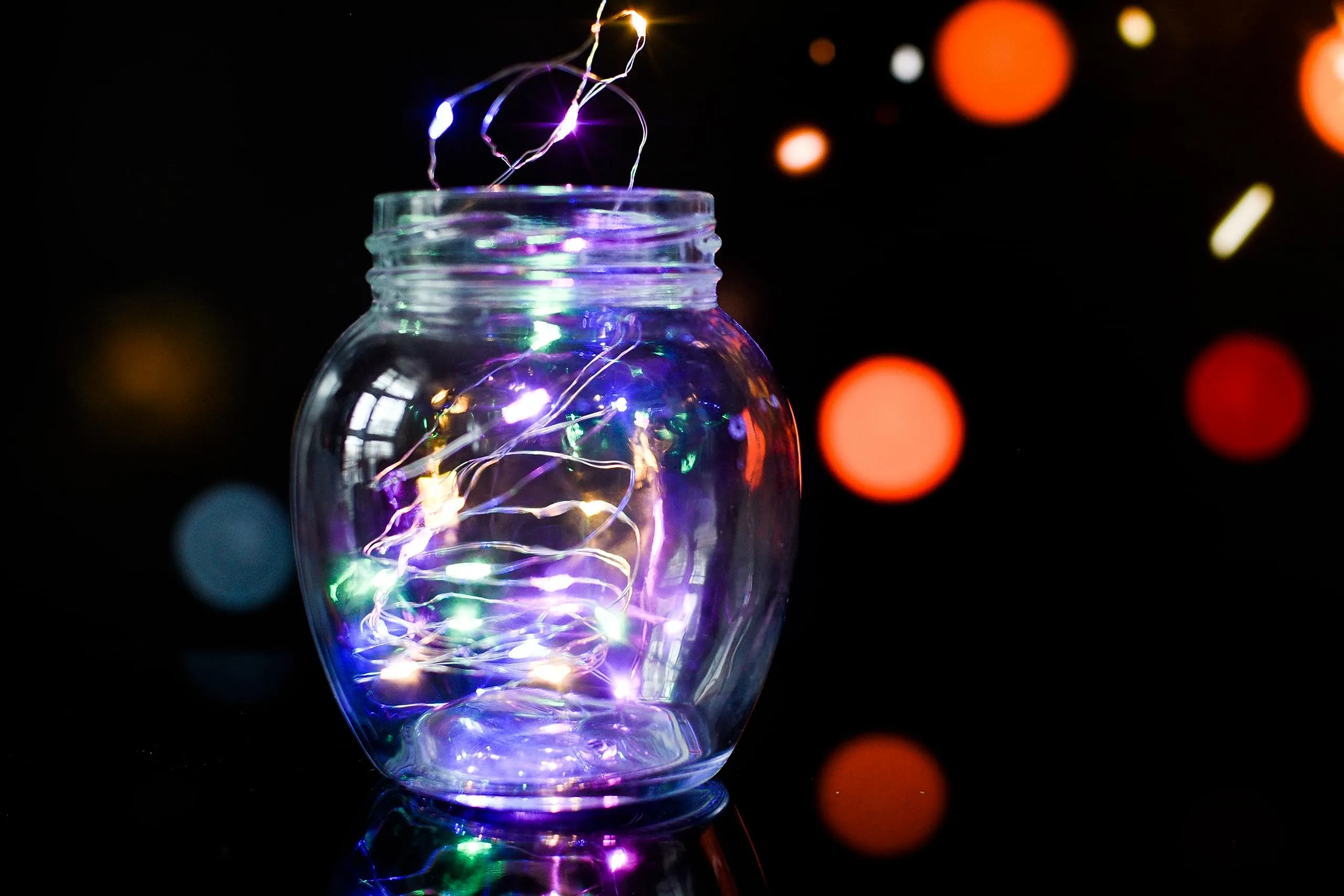 Kuber Industries Wine Bottle String Lights | 20 LED Bottle Cork Copper Wire String Lights | Wine Bottle Lights for Home Decoartion | Battery Powered | Pack of 2 | Multi