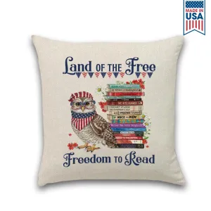 Land Of The Free Book Lovers Gift PIL531