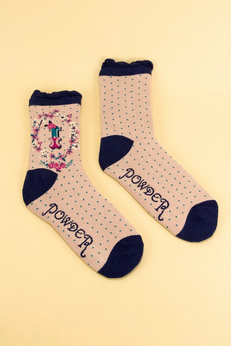 Letter Socks - I
