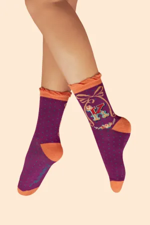 Letter Socks - K