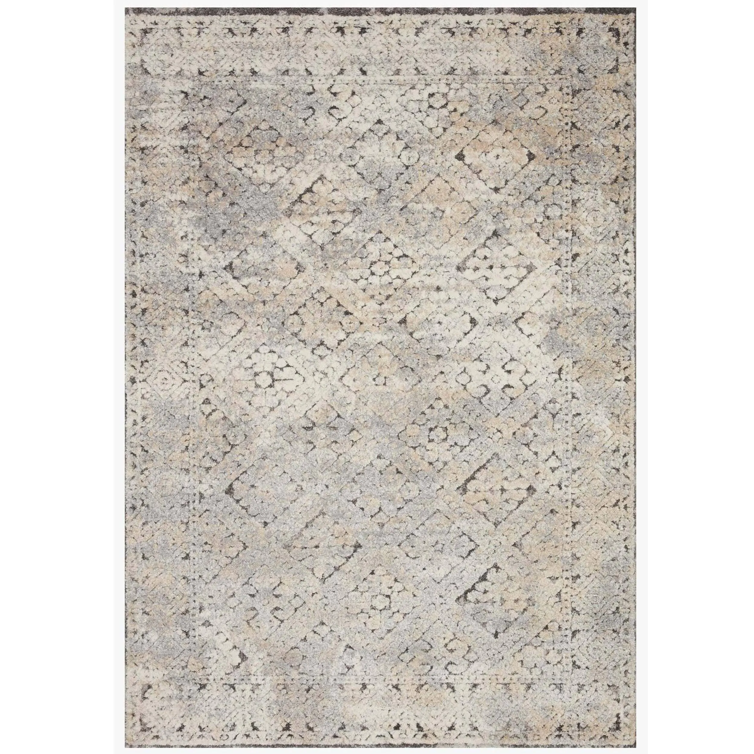 Loloi Theory Rug THY-05, Grey/Sand