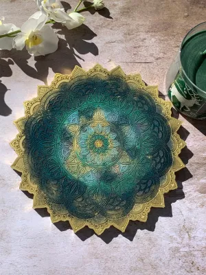 Mandala Art Tray - 9"