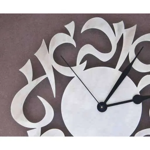 Melanie Dankowicz Silver Jewish Clock