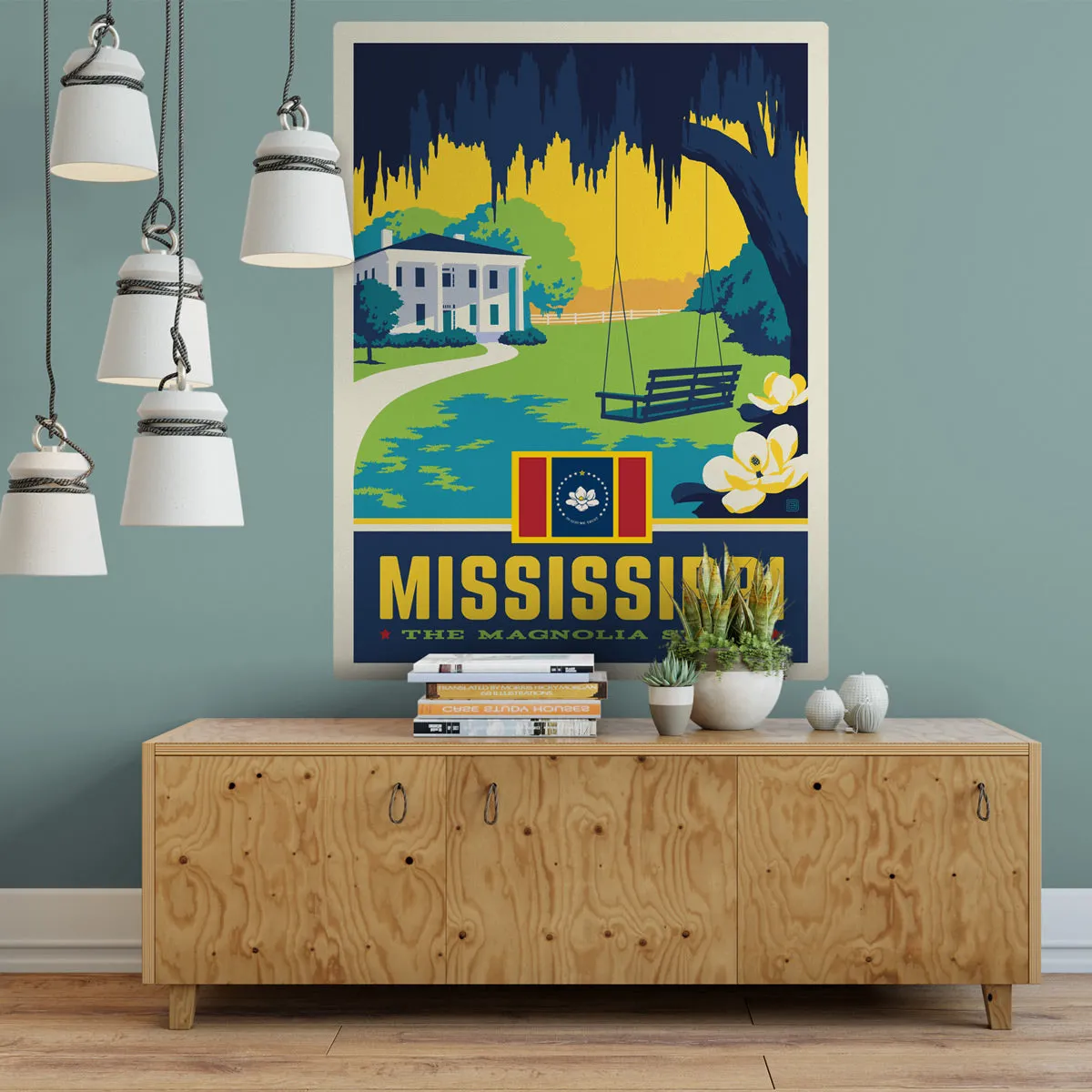 Mississippi Magnolia State Decal