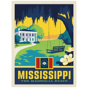 Mississippi Magnolia State Decal