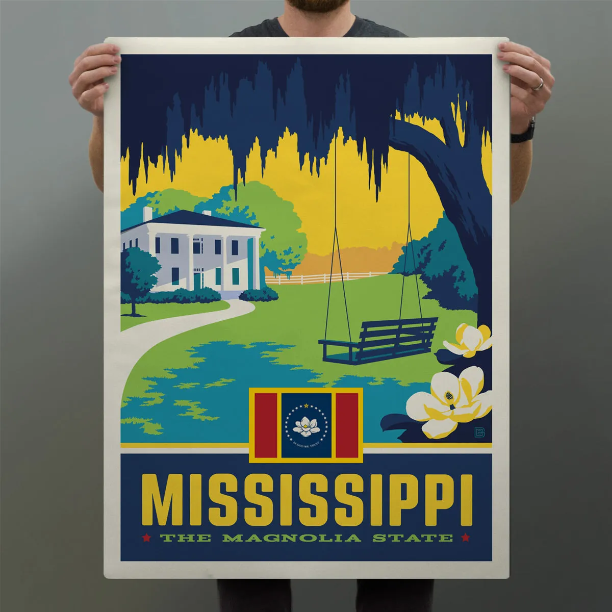 Mississippi Magnolia State Decal