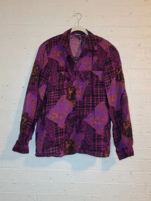 M/L - Purple skirt set