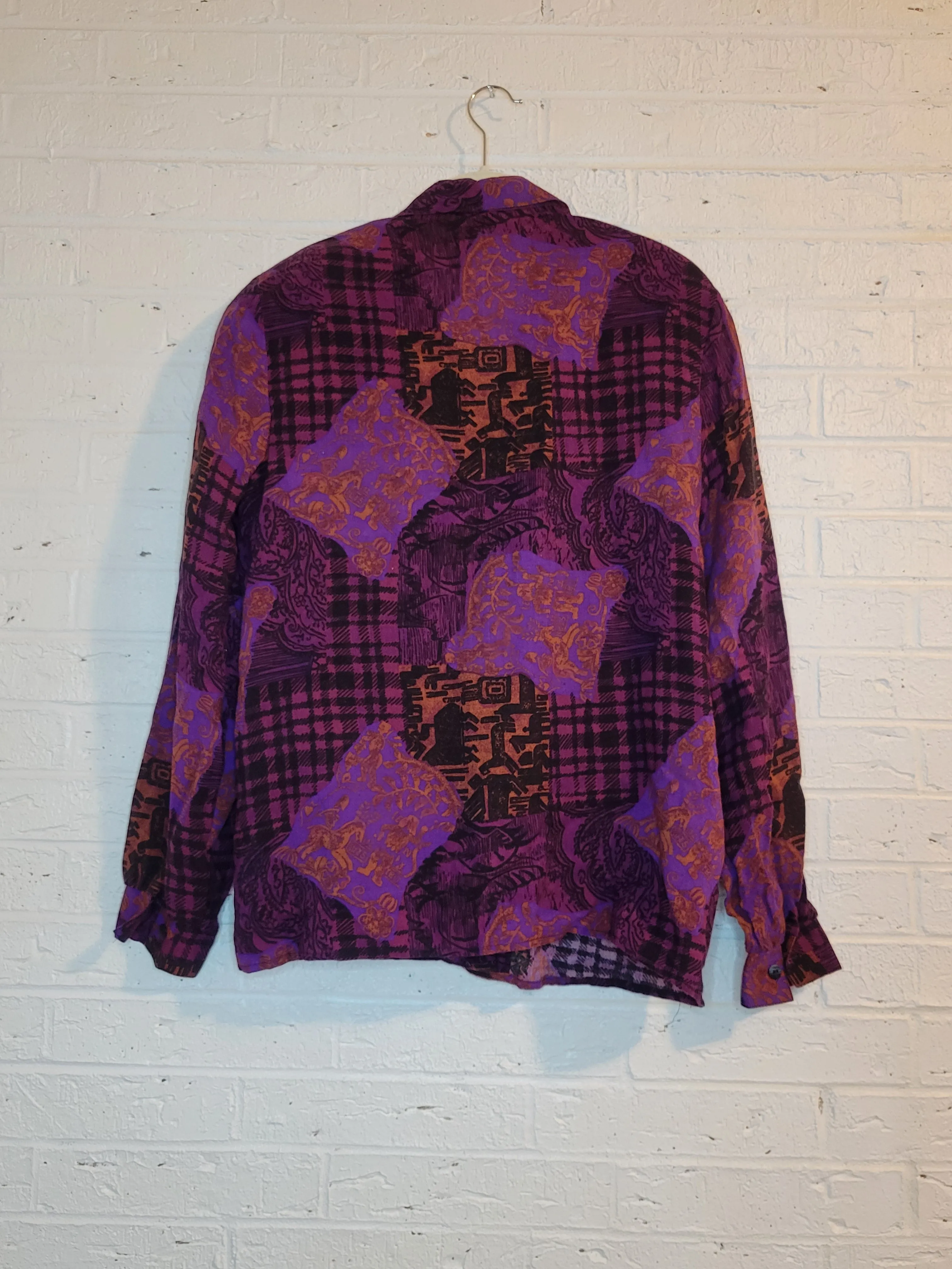 M/L - Purple skirt set