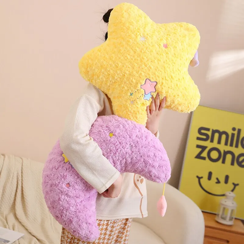 Moon & Star Plushie Pillows