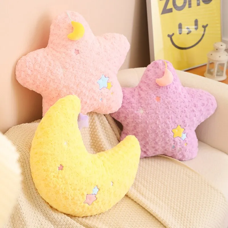 Moon & Star Plushie Pillows