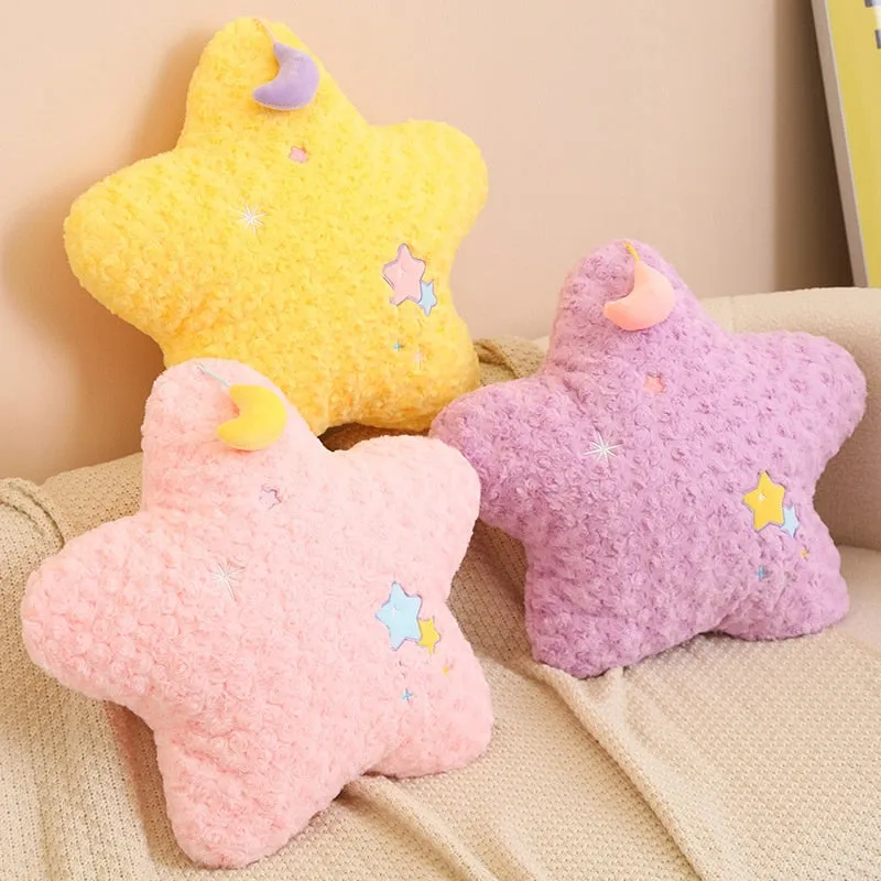 Moon & Star Plushie Pillows