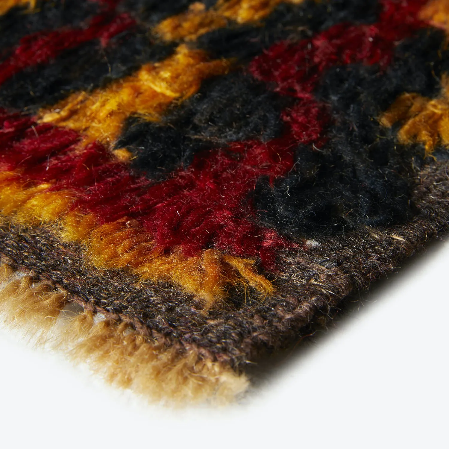 Multi Vintage Traditional Wool Rug - 5'5" x 6'9"