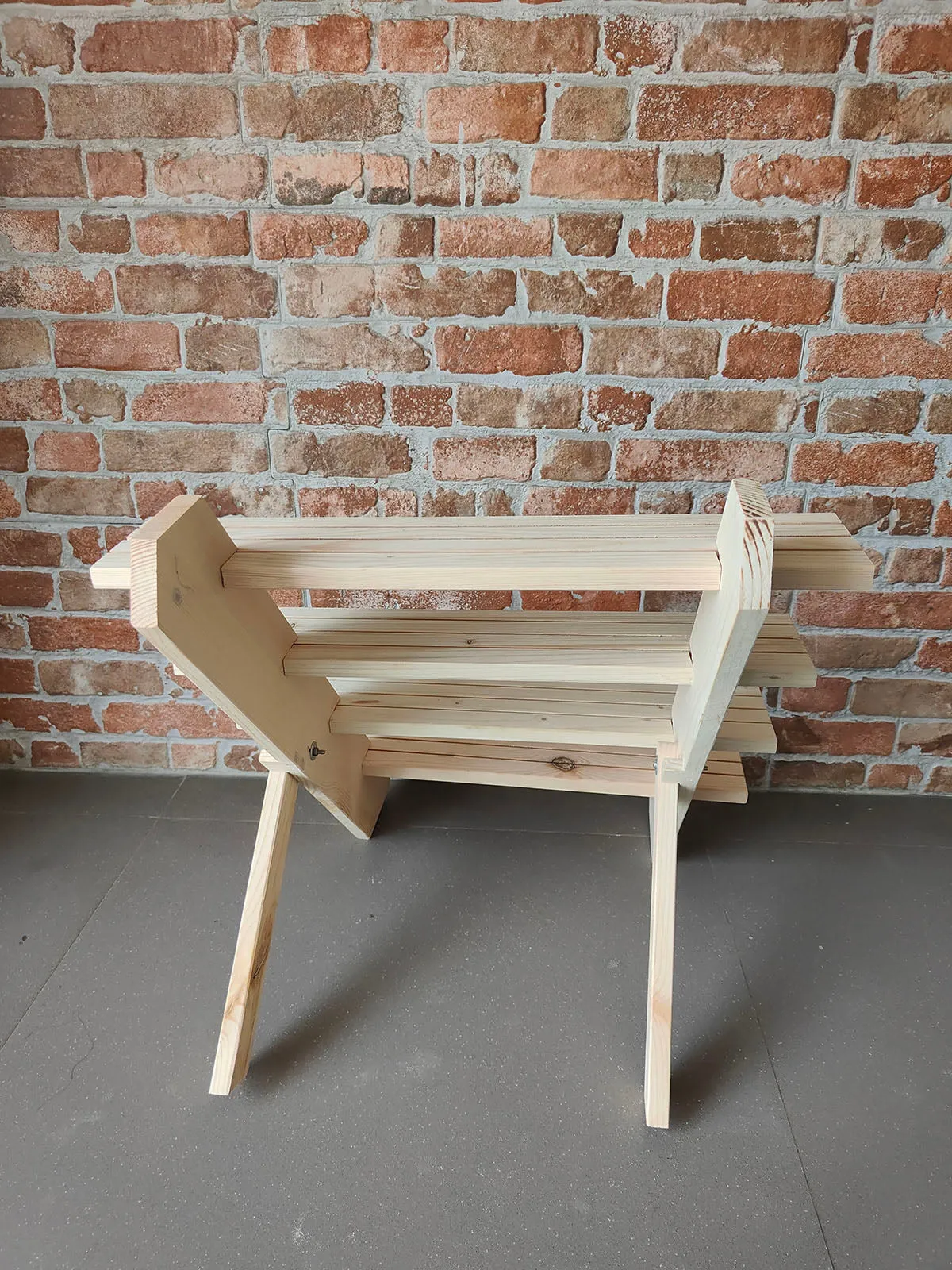 Multipurpose Wooden 4 Layer Display Rack