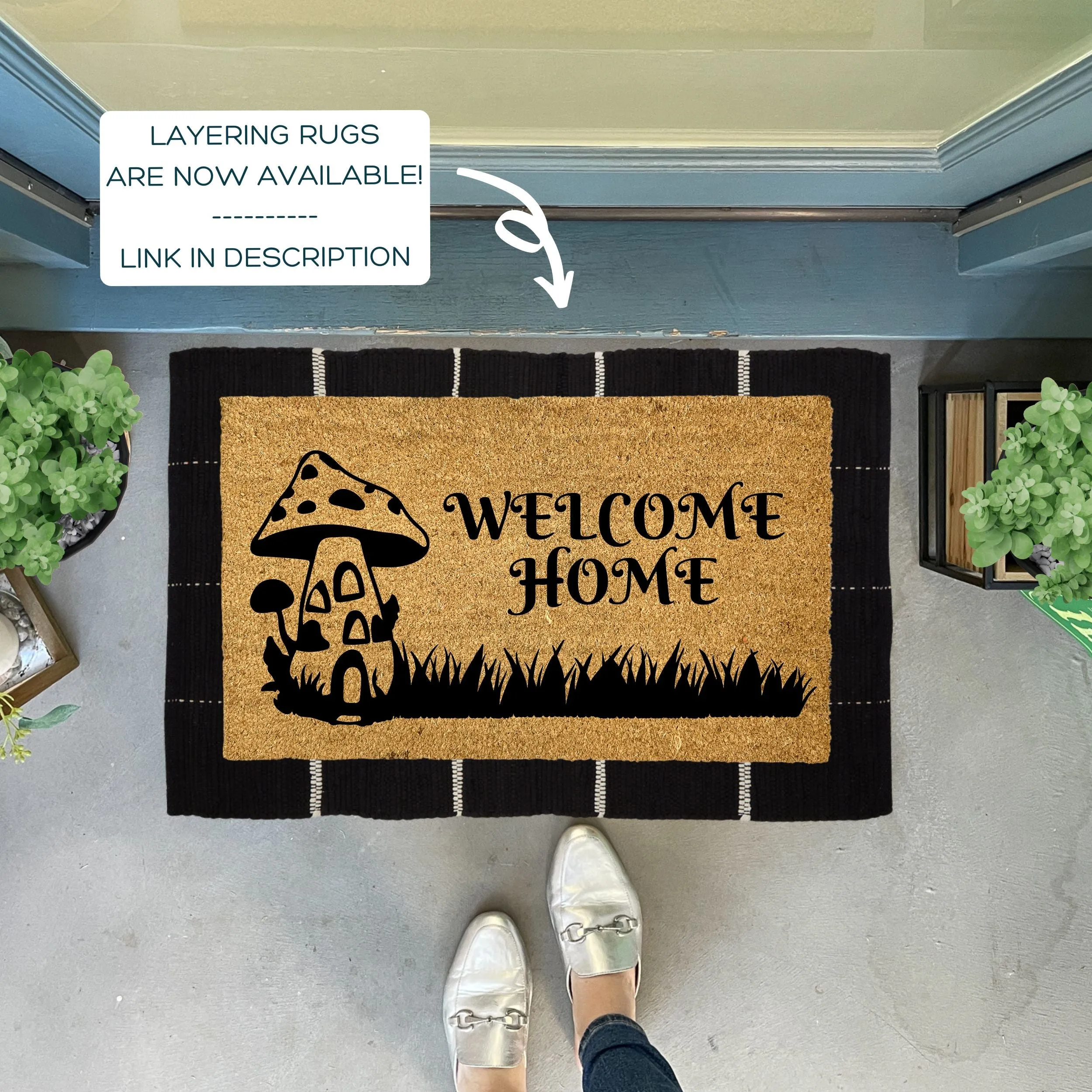 Mushroom Welcome Mat