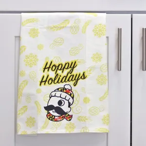 Natty Boh Hoppy Holidays (White) / Kitchen Towel