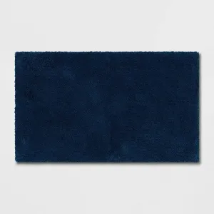 New - 24"x40" Bath Rug Dark Blue - Threshold Signature