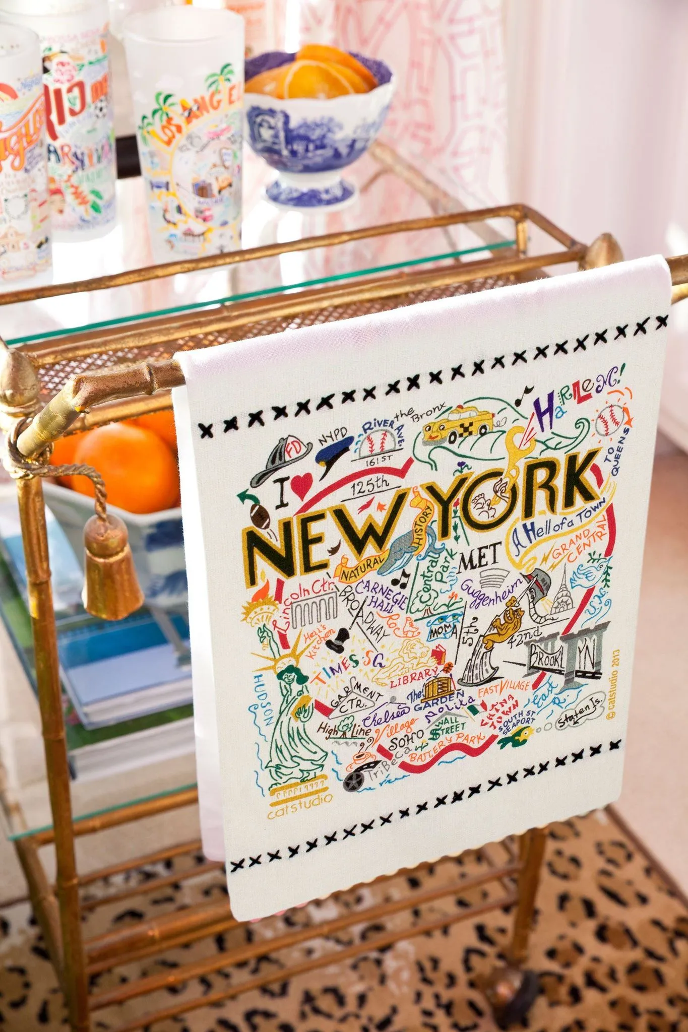 NEW YORK CITY DISH TOWEL BY CATSTUDIO