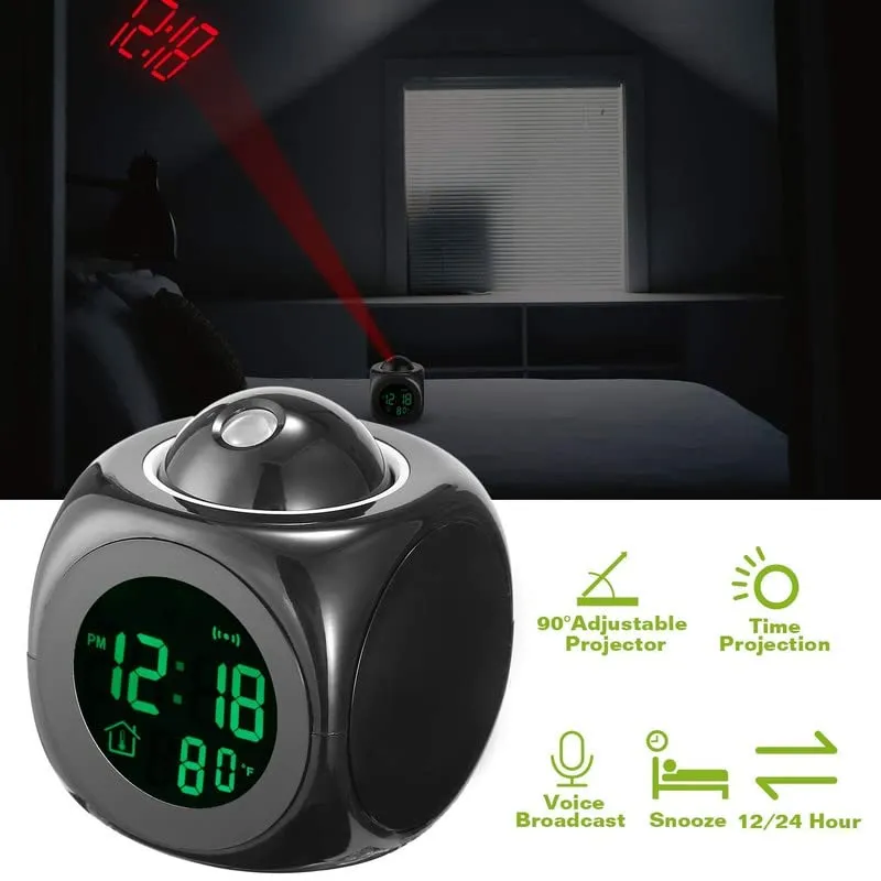 NHB BOUTIQUE Clickstobuy Alaram Clocks Digital, Date time with LED 009