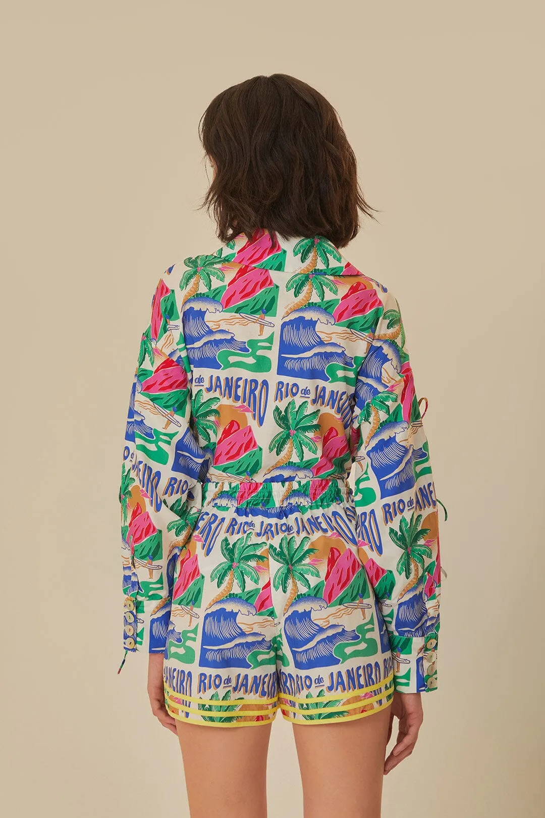Off-White Carioca Posters Shorts