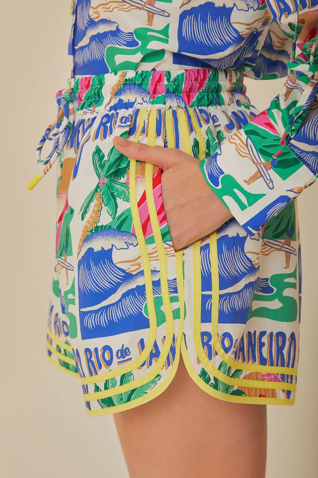 Off-White Carioca Posters Shorts