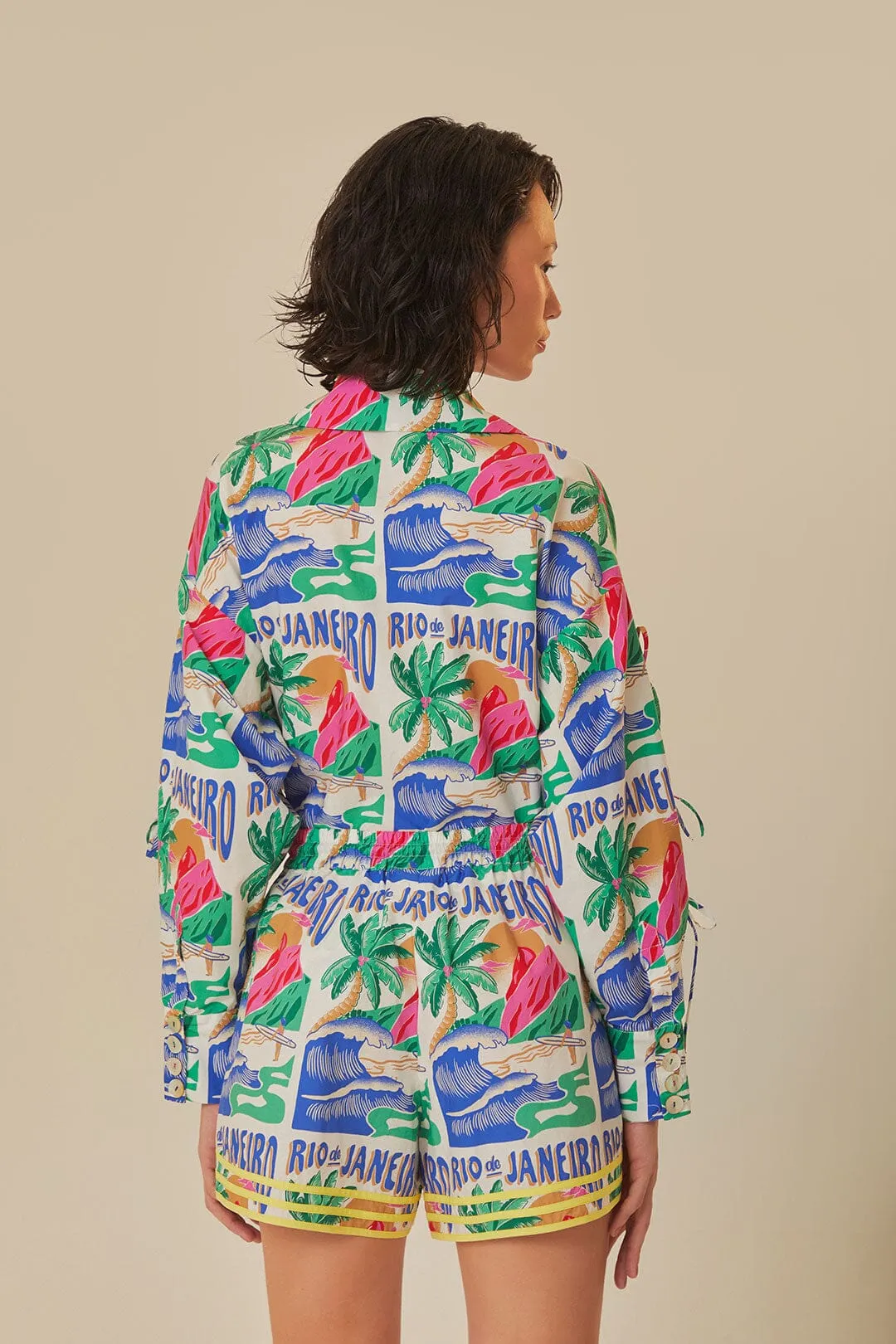 Off-White Carioca Posters Shorts
