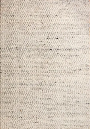 Ola Wave 320 x 240 cm New Zealand Wool Rug - Speckled Grey