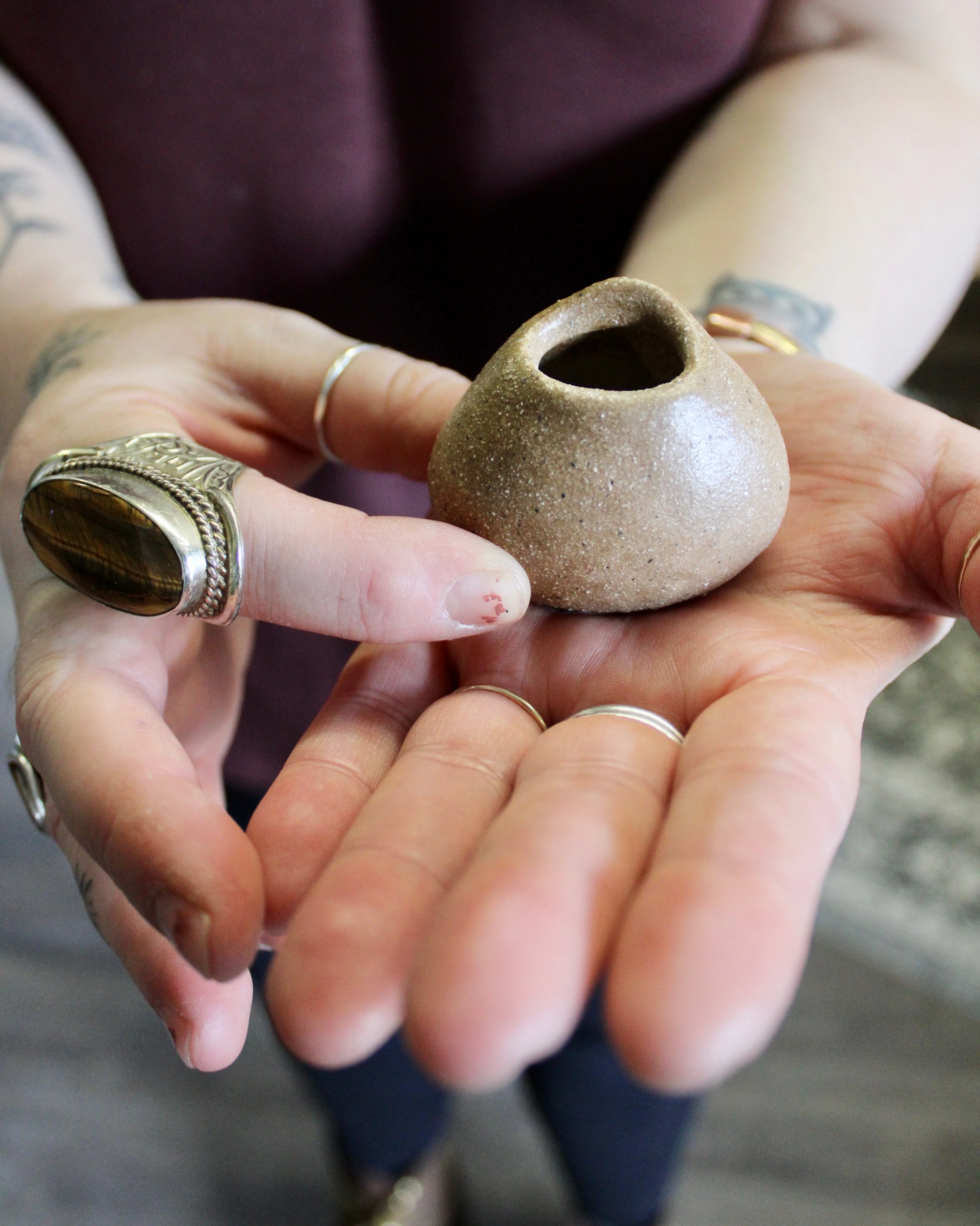 Organic Stoneware Vases