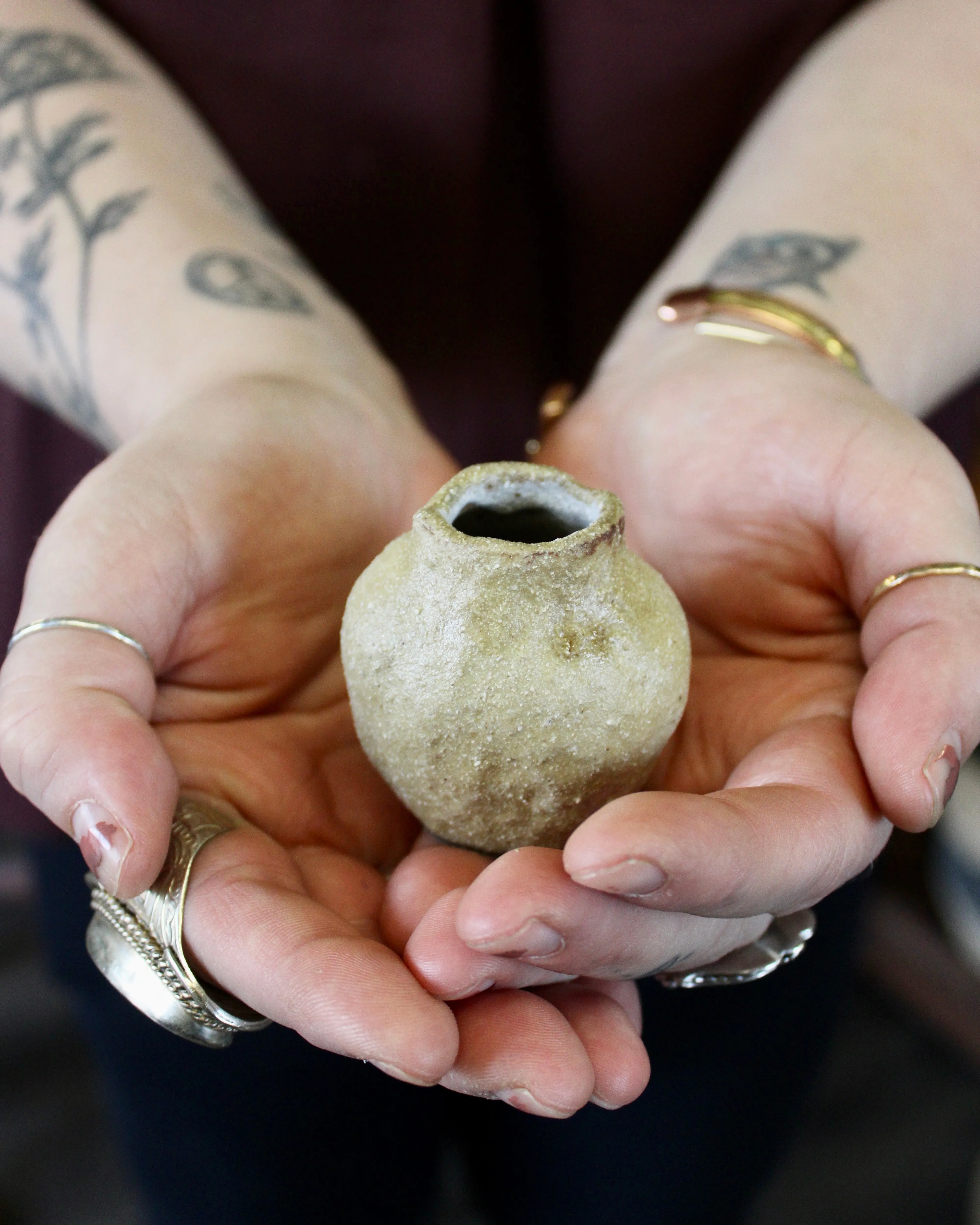 Organic Stoneware Vases